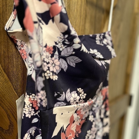 FLORAL one shoulder dress - Picture 7 of 7